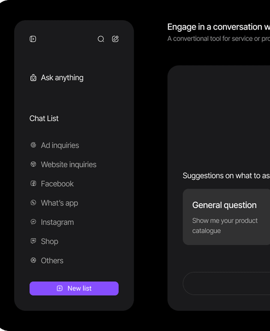Booking panel