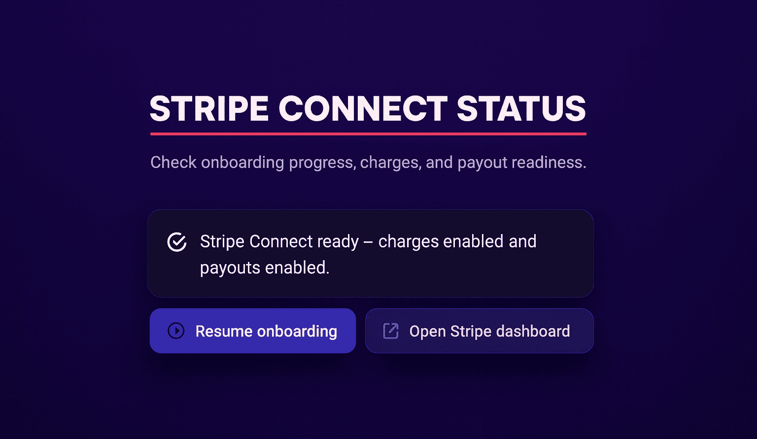 وضعیت Stripe